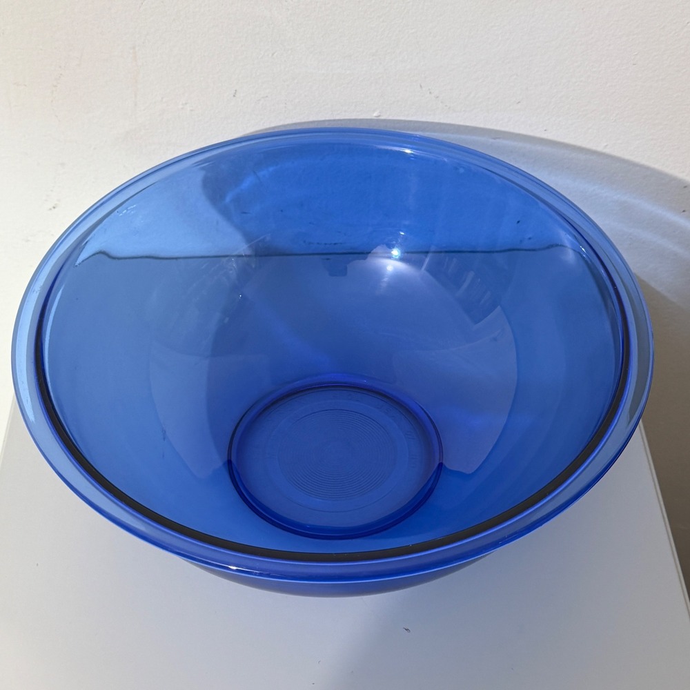 Pyrex Mixing Bowl Unisex 2.5L Cobalt Blue Glass 325 Made in USA